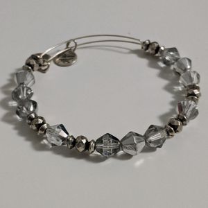 ALEX AND ANI Silver Beaded Bangle